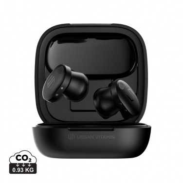 Logo trade promotional products image of: Lakewood RCS recycled and repairable wireless earbuds