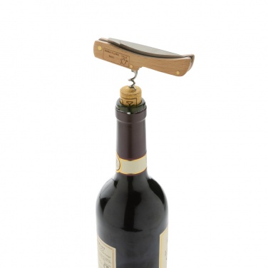 Logotrade promotional items photo of: Wooden knife with bottle opener