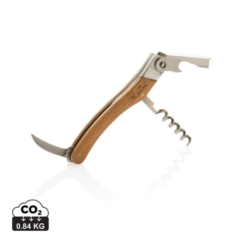 Logotrade business gift image of: Wooden Corkscrew