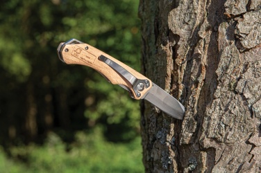 Logo trade promotional products picture of: Wooden outdoor knife