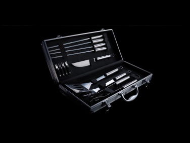Logotrade corporate gifts photo of: 12 pcs barbecue set in aluminium box
