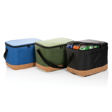 Logo trade promotional items picture of: Impact AWARE™ XL RPET two tone cooler bag with cork detail