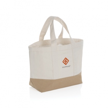 Logo trade promotional giveaways image of: Impact Aware™ 285 gsm rcanvas cooler bag undyed