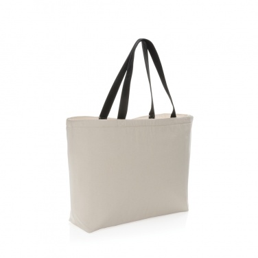 Logo trade corporate gift photo of: Impact Aware™ 285 gsm rcanvas large cooler tote undyed