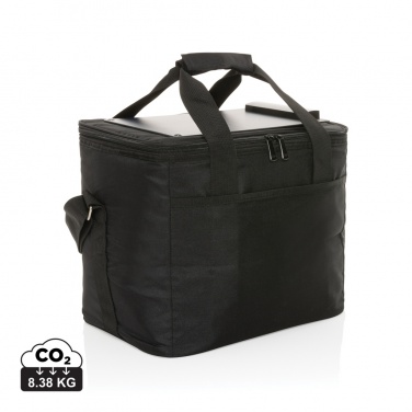 Logotrade promotional item image of: Pedro AWARE™ RPET deluxe cooler bag with 5W solar panel