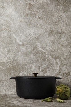 Logo trade promotional gifts picture of: Ukiyo cast iron pan large