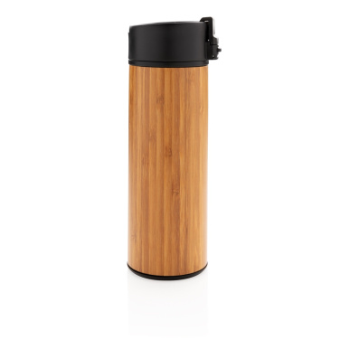 Logo trade promotional product photo of: Bogota vacuum bamboo coffee mug