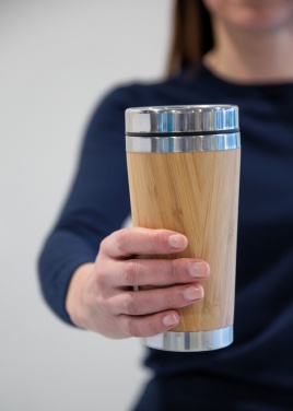 Logo trade business gifts image of: Bamboo tumbler