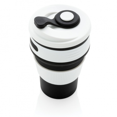 Logo trade promotional merchandise photo of: Foldable silicone cup
