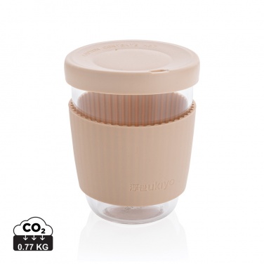 Logo trade corporate gift photo of: Ukiyo borosilicate glass with silicone lid and sleeve