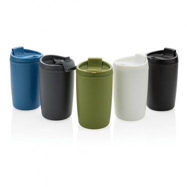 Logo trade promotional giveaways picture of: GRS Recycled PP tumbler with flip lid
