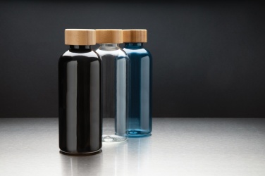 Logo trade business gift photo of: RCS RPET bottle with bamboo lid