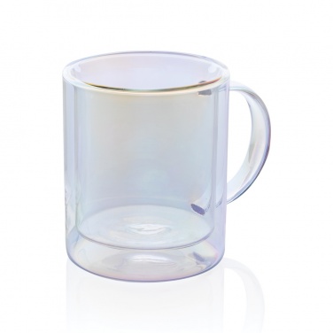 Logotrade promotional giveaways photo of: Deluxe double wall electroplated glass mug