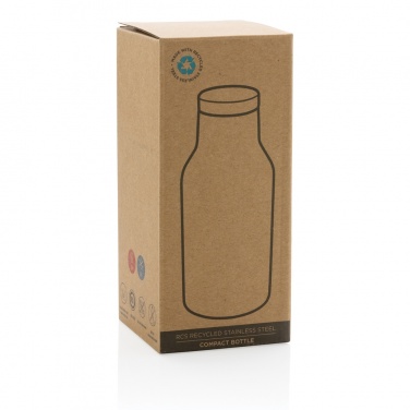 Logotrade business gift image of: RCS Recycled stainless steel compact bottle