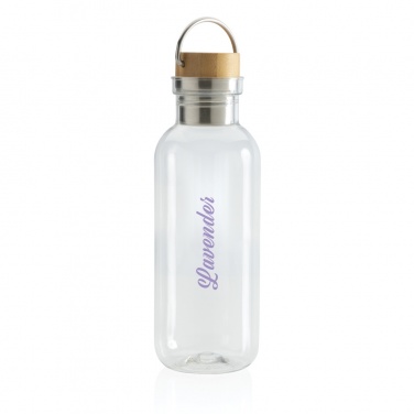 Logotrade corporate gifts photo of: RCS RPET bottle with bamboo lid and handle
