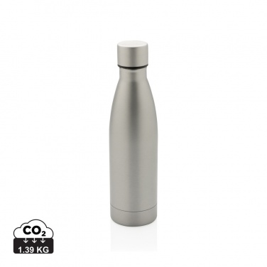 Logo trade promotional items image of: RCS Recycled stainless steel solid vacuum bottle