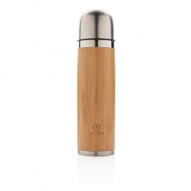 Logotrade promotional product image of: Bamboo vacuum travel flask