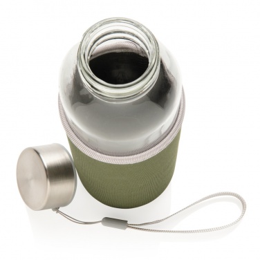 Logo trade advertising products image of: Glass bottle with neoprene sleeve