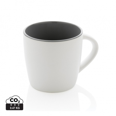 Logo trade promotional gifts image of: Ceramic mug with coloured inner 300ml