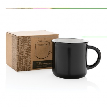 Logo trade advertising product photo of: Vintage ceramic mug 280ml