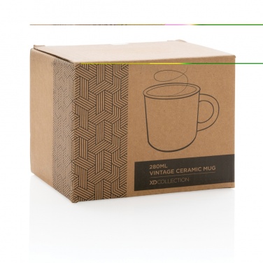 Logotrade promotional giveaways photo of: Vintage ceramic mug 280ml