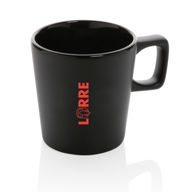 Logo trade promotional giveaway photo of: Ceramic modern coffee mug 300ml