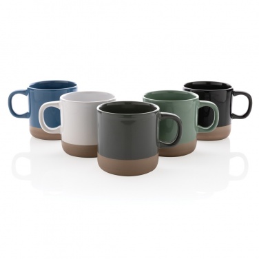 Logo trade promotional merchandise picture of: Glazed ceramic mug 360ml