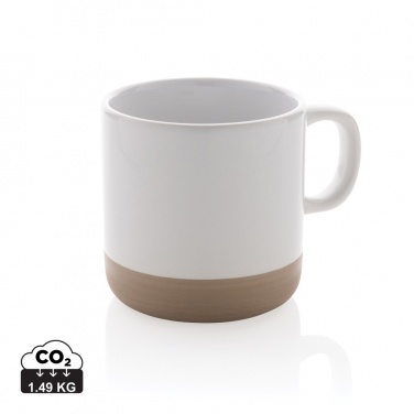 Logo trade promotional giveaway photo of: Glazed ceramic mug 360ml