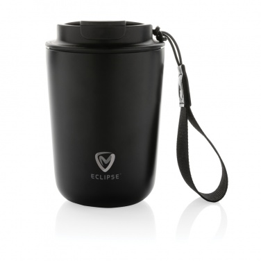 Logotrade promotional gifts photo of: Cuppa RCS re-steel vacuum tumbler with lanyard