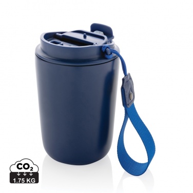 Logotrade advertising products photo of: Cuppa RCS re-steel vacuum tumbler with lanyard