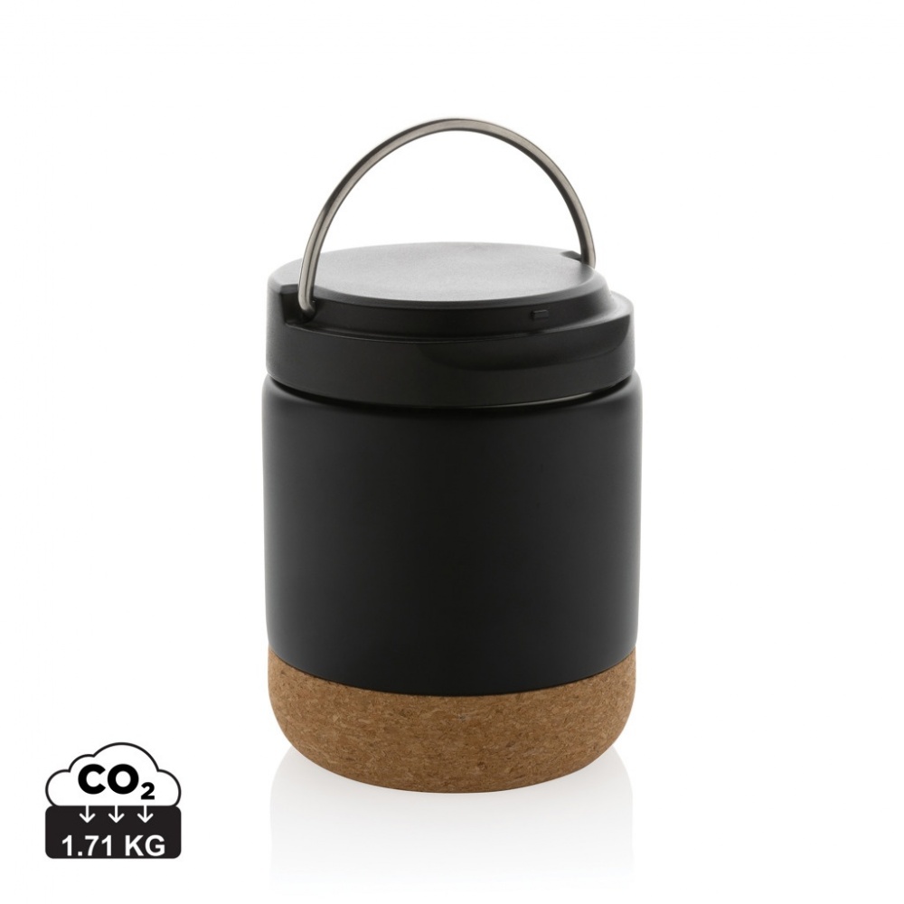 Logotrade promotional merchandise photo of: Savory RCS certified recycled stainless steel foodflask