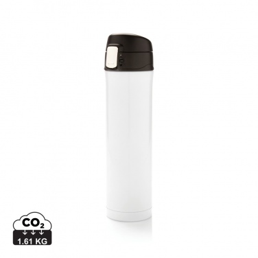 Logo trade advertising products picture of: RCS Re-steel easy lock vacuum flask