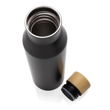 Logo trade promotional merchandise image of: Gaia RCS certified recycled stainless steel vacuum bottle