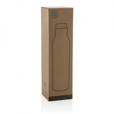 Logo trade promotional merchandise photo of: Gaia RCS certified recycled stainless steel vacuum bottle