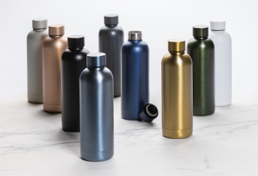 Logo trade corporate gift photo of: RCS Recycled stainless steel Impact vacuum bottle