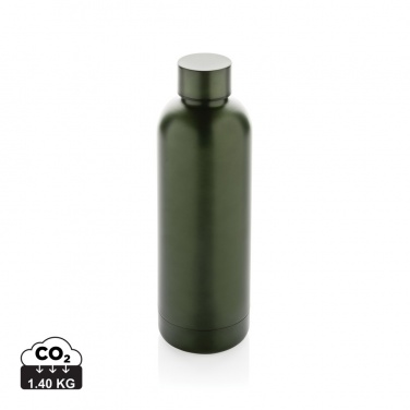 Logotrade promotional merchandise picture of: RCS Recycled stainless steel Impact vacuum bottle