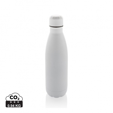 Logo trade corporate gifts picture of: Eureka RCS certified re-steel single wall water bottle