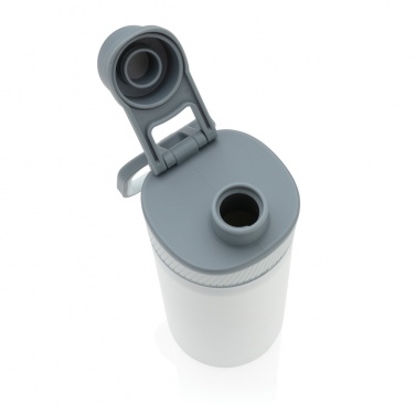 Logotrade advertising product image of: Vacuum stainless steel bottle with sports lid 550ml