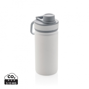 Logotrade promotional item image of: Vacuum stainless steel bottle with sports lid 550ml