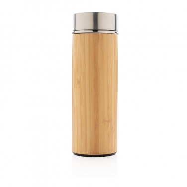 Logo trade promotional product photo of: Leak proof bamboo vacuum bottle