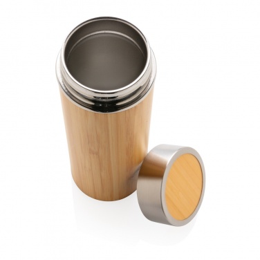 Logotrade promotional gifts photo of: Leak proof bamboo vacuum bottle