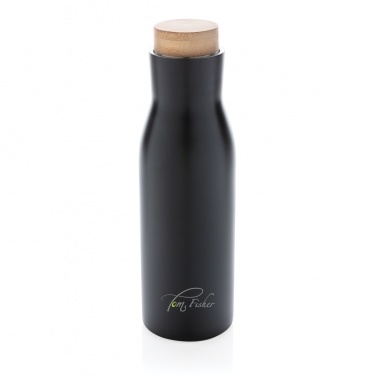 Logo trade business gifts image of: Clima leakproof vacuum bottle with steel lid