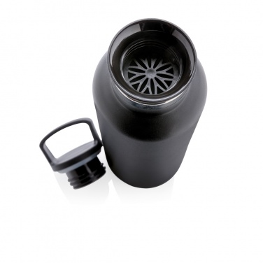 Logo trade advertising products image of: Vacuum insulated leak proof standard mouth bottle