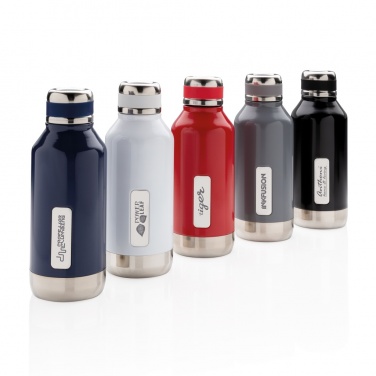 Logotrade advertising product picture of: Leak proof vacuum bottle with logo plate