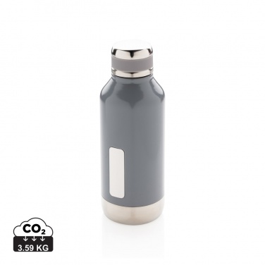 Logo trade promotional products picture of: Leak proof vacuum bottle with logo plate
