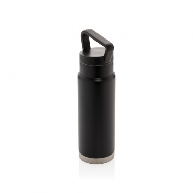 Logo trade corporate gifts image of: Leakproof vacuum on-the-go bottle with handle