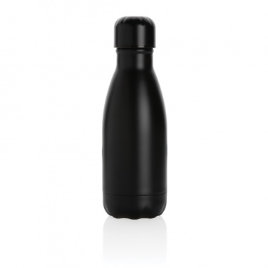 Logo trade promotional giveaways image of: Solid colour vacuum stainless steel bottle 260ml