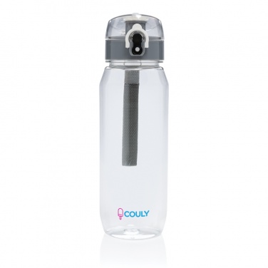 Logo trade promotional merchandise picture of: Yide RCS Recycled PET leakproof lockable waterbottle 800ml