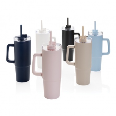 Logotrade advertising products photo of: Tana RCS plastic tumbler with handle 900ml