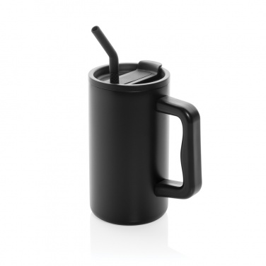 Logo trade advertising products image of: Cube RCS certified recycled steel mug 800ml